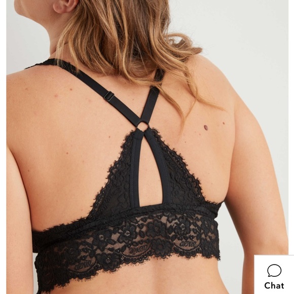 Aerie Eyelash Lace Racerback Bralette - Picture 4 of 8